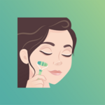 face massage, skincare: foryou android application logo